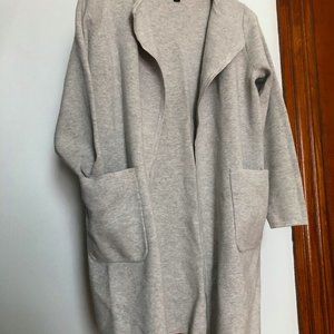 J Crew Juliette collarless sweater coat
